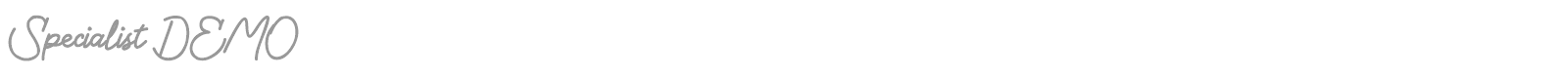 Specialist font preview